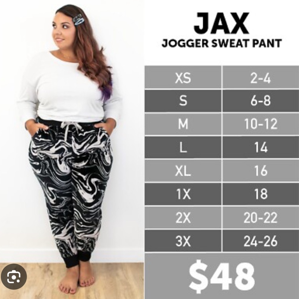 LuLaRoe Jax Joggers - Large - Picture 10 of 12